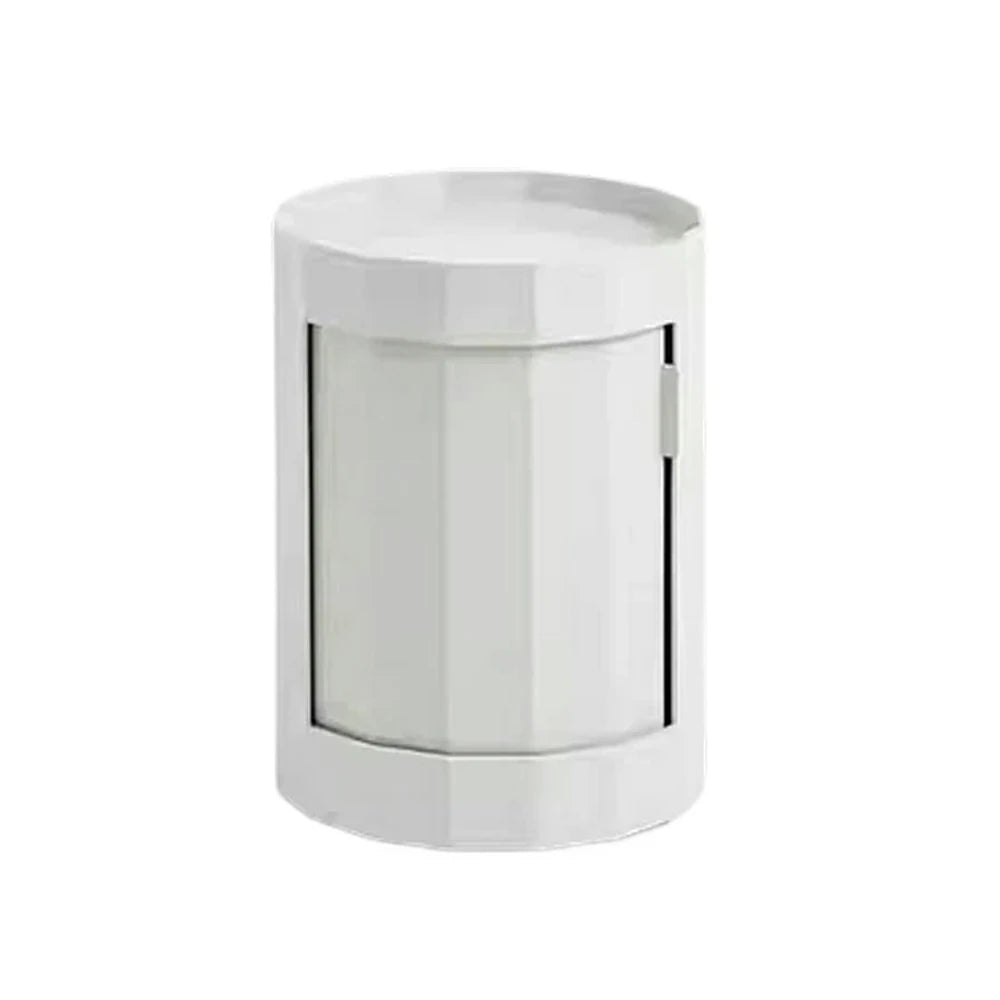LUXORA 49/66cm Multi-Function Side Table - Removable Tray Design - Stable & Mobile Structure - Compact Rolling Storage Unit - Grey