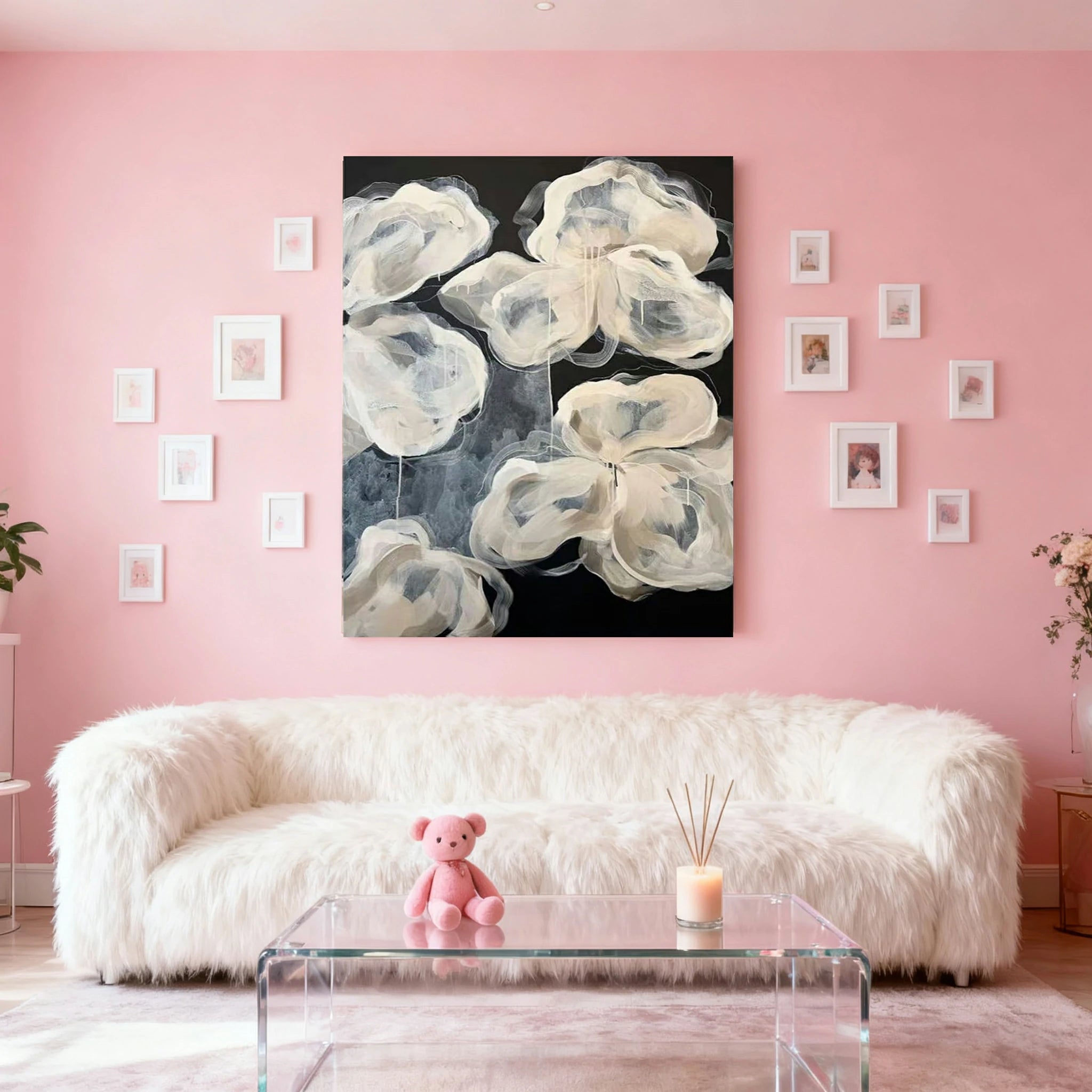 LUXORA Hand-Painted Oil Painting 70/100/140cm - Premium Abstract Painting Featuring Refined Texture and Balanced Lines That Suit Simple Modern Home Spaces