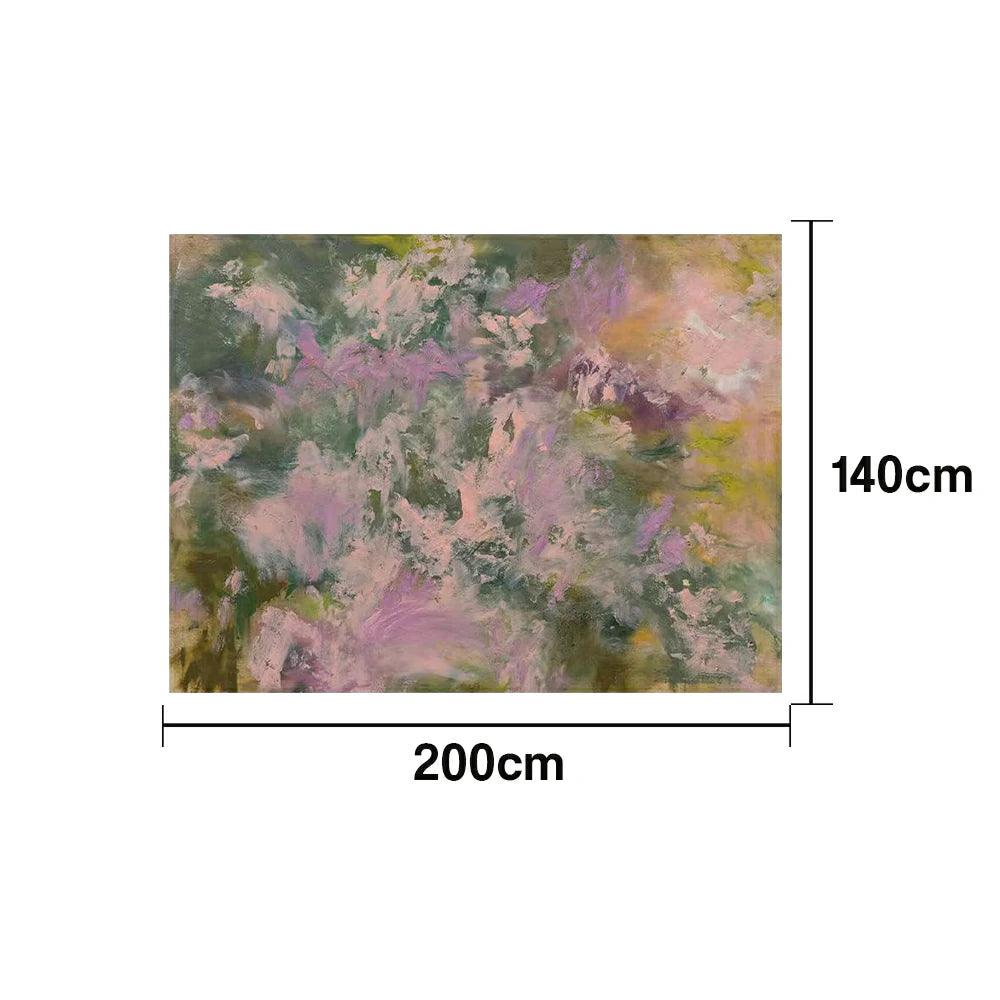 LUXORA Hand-Painted Oil Painting 70/100/140cm - Elegant Wall Painting with Balanced Colour Tones, Perfect for Bedrooms, Lounge Areas and Hallway Walls