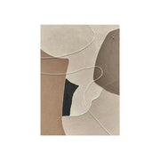 LUXORA Hand-Painted Oil Painting 70/100/140cm - Neutral Abstract Canvas Art with Layered Texture and Gentle Balance to Enhance Calm, Stylish Home Interiors