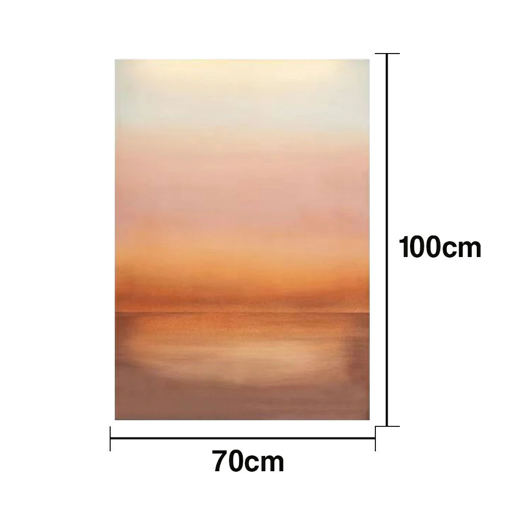 LUXORA Hand-Painted Oil Painting 70/100/140cm - Minimalist Abstract Canvas with Smooth Finish and Subtle Composition for Calm and Stylish Homes