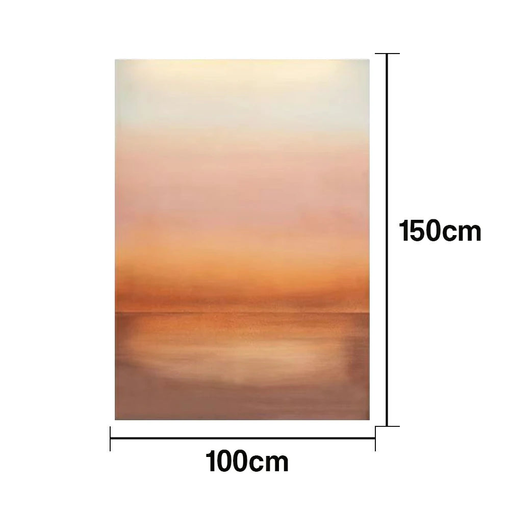 LUXORA Hand-Painted Oil Painting 70/100/140cm - Minimalist Abstract Canvas with Smooth Finish and Subtle Composition for Calm and Stylish Homes