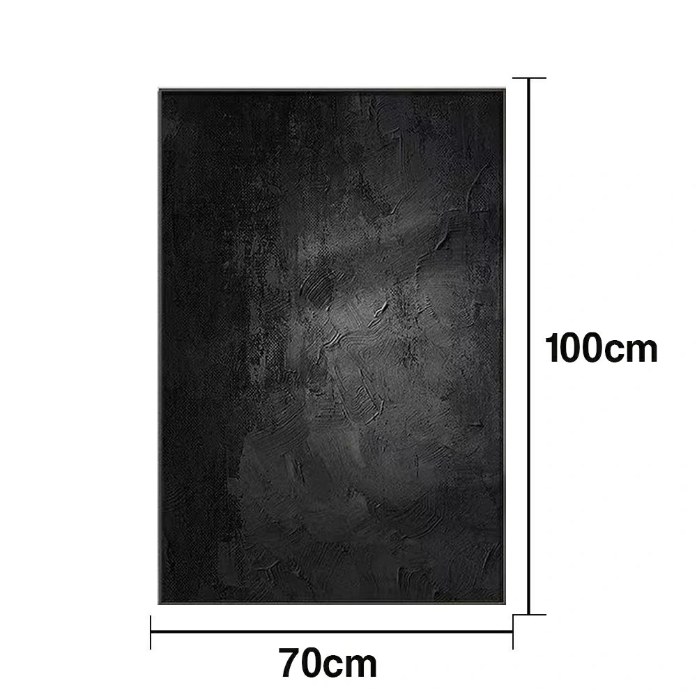 LUXORA Hand-Painted Oil Painting 70/100/140cm - Neutral Hand-Painted Canvas Art Crafted for Peaceful and Simple Interior Environments