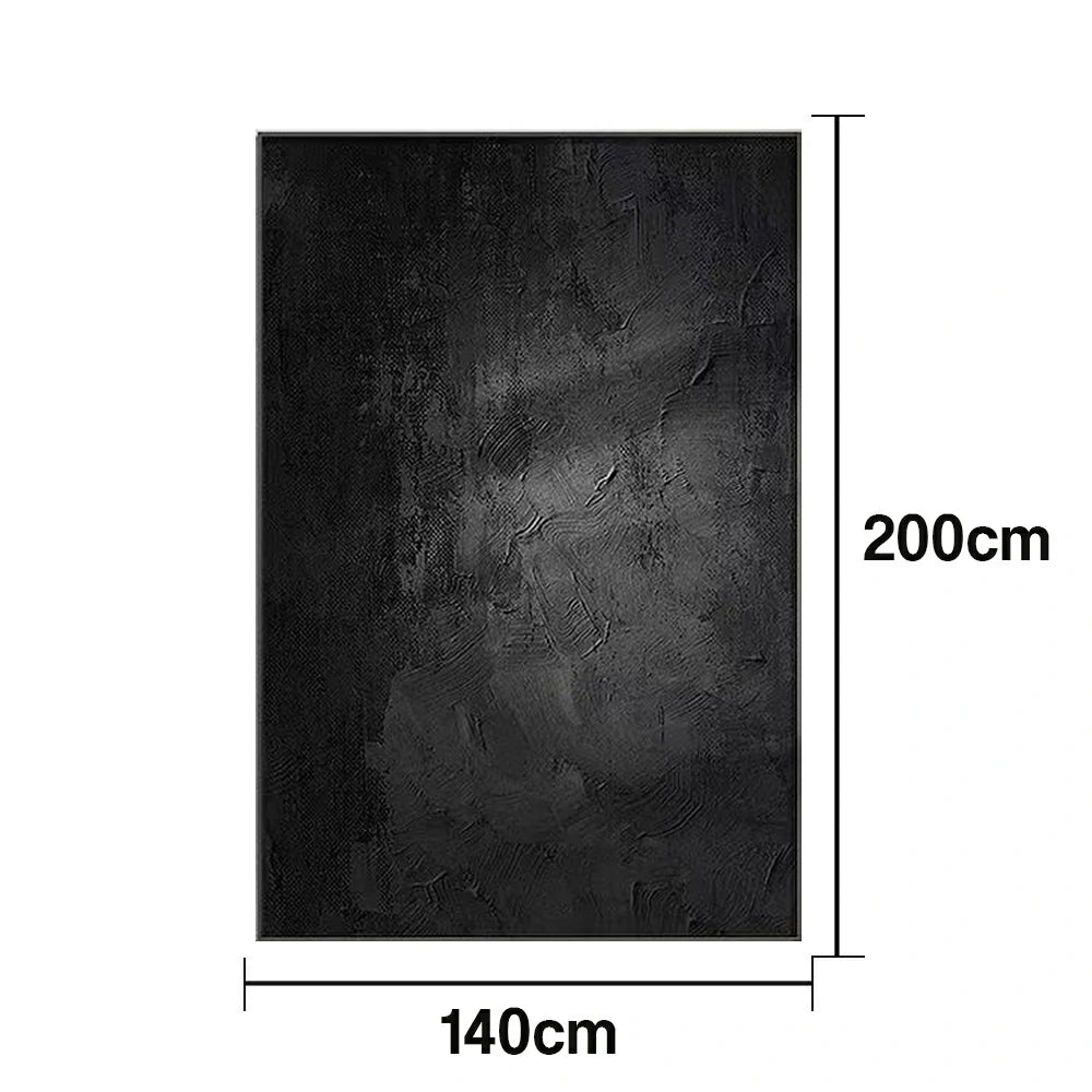 LUXORA Hand-Painted Oil Painting 70/100/140cm - Neutral Hand-Painted Canvas Art Crafted for Peaceful and Simple Interior Environments