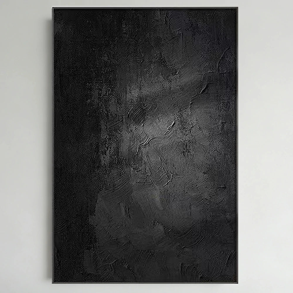 LUXORA Hand-Painted Oil Painting 70/100/140cm - Neutral Hand-Painted Canvas Art Crafted for Peaceful and Simple Interior Environments