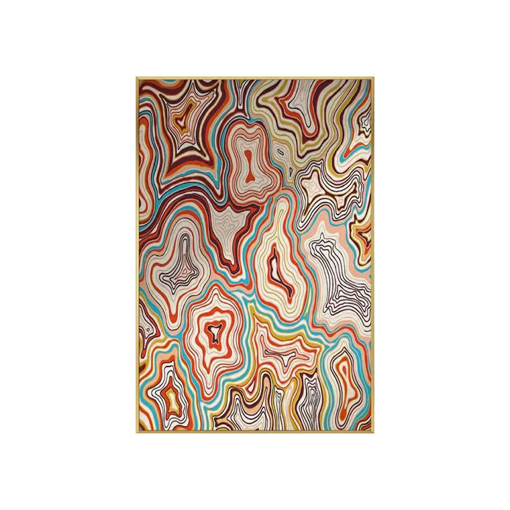 LUXORA Hand-Painted Oil Painting 70/100/140cm - Minimalist Hand-Painted Wall Art Designed for Clean, Neutral Interiors and Relaxed Modern Living Spaces