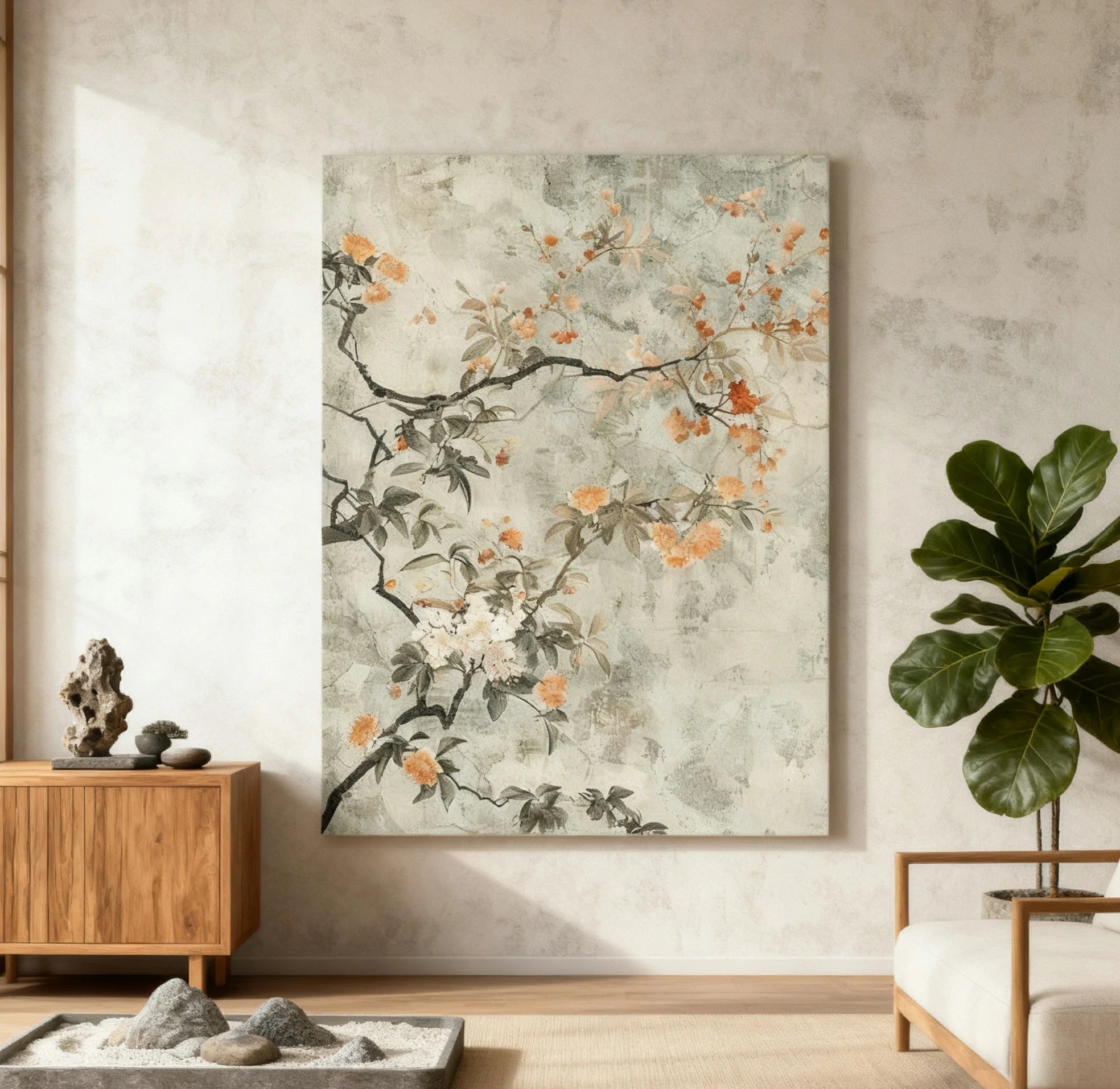 LUXORA Hand-Painted Oil Painting 70/100/140cm Luxury Contemporary Textured Artwork Ideal for Bedrooms, Hallways, and Modern Living Rooms with Elegant Minimalist Style