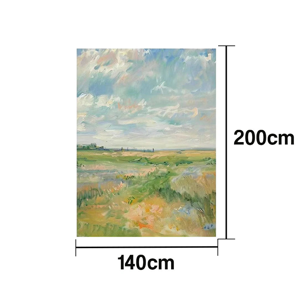 LUXORA Hand-Painted Oil Painting 70/100/140cm Light-Luxury Textured Wall Art Featuring Layered Brushstrokes Designed for Sophisticated Apartments and Interior Spaces