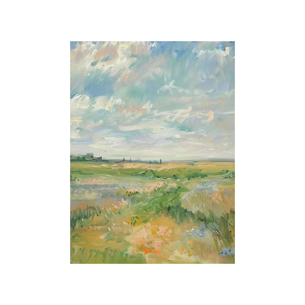 LUXORA Hand-Painted Oil Painting 70/100/140cm Light-Luxury Textured Wall Art Featuring Layered Brushstrokes Designed for Sophisticated Apartments and Interior Spaces