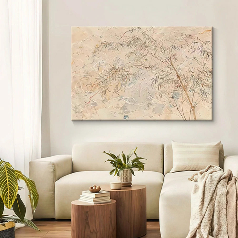 LUXORA Hand-Painted Oil Painting 75/120/180cm - Modern Minimalist Canvas Painting Designed to Bring Balance and Comfort