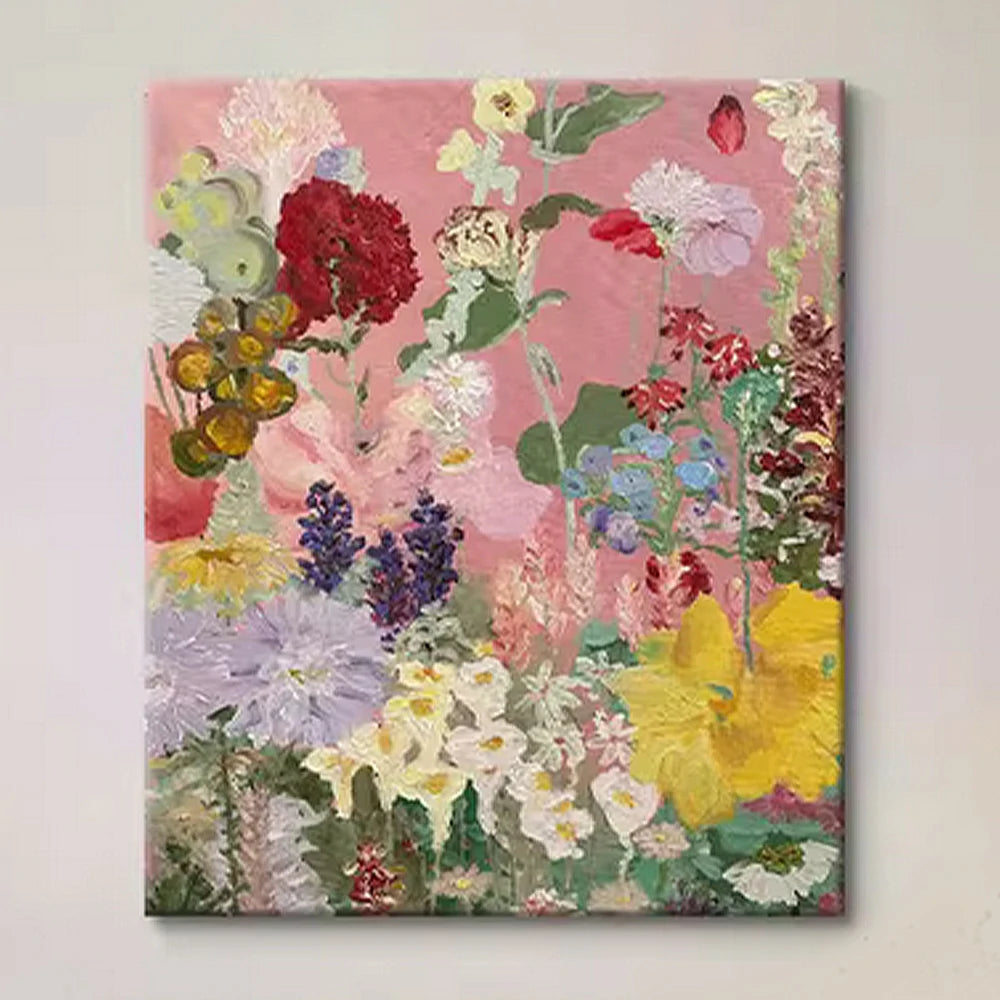 LUXORA Hand-Painted Oil Painting 50/80/120cm - Elegant Abstract Wall Art That Adds Warmth and Sophistication to Rooms