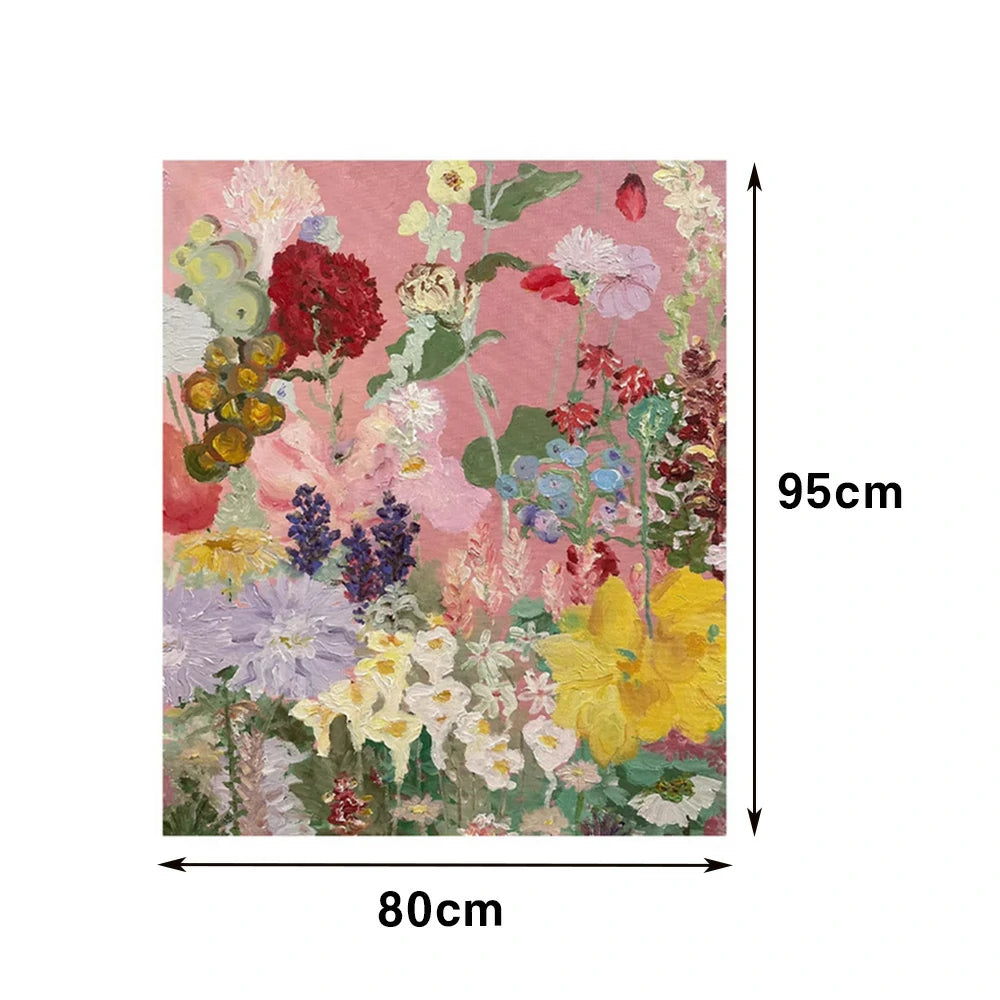 LUXORA Hand-Painted Oil Painting 50/80/120cm - Elegant Abstract Wall Art That Adds Warmth and Sophistication to Rooms