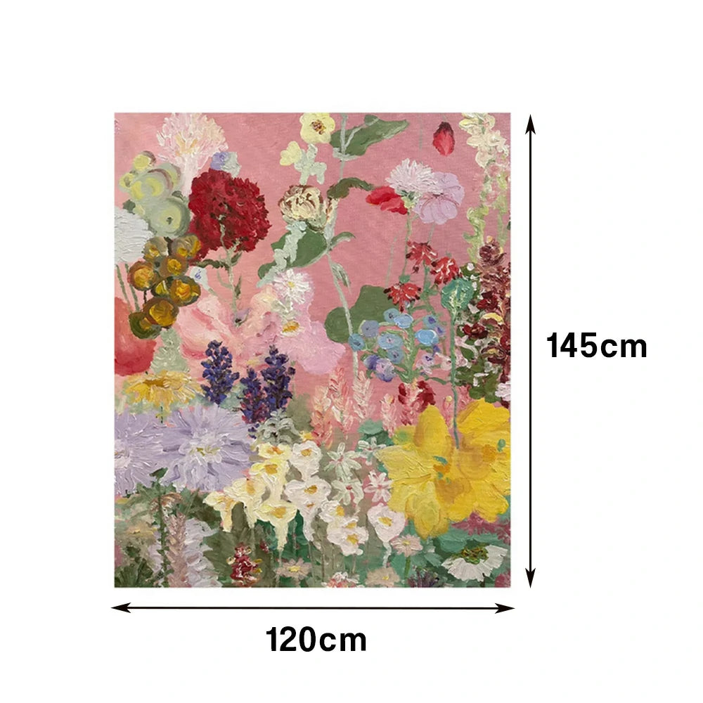 LUXORA Hand-Painted Oil Painting 50/80/120cm - Elegant Abstract Wall Art That Adds Warmth and Sophistication to Rooms