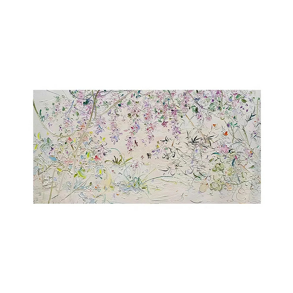 LUXORA Hand-Painted Oil Painting 100/140/200cm - Modern Abstract Wall Piece with Subtle Colour Movement and Fine Texture