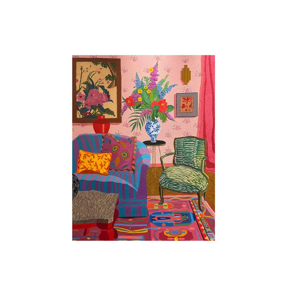 LUXORA Hand-Painted Oil Painting 50/80/120cm - Neutral Hand-Painted Canvas Featuring Smooth Texture and Soft Transitions