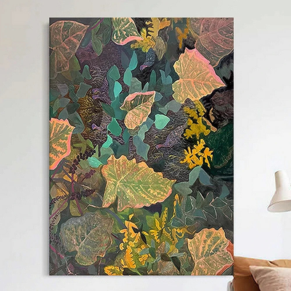 LUXORA Hand-Painted Oil Painting 50/80/120cm - Neutral Hand-Painted Artwork Designed for Harmony and Modern Simplicity