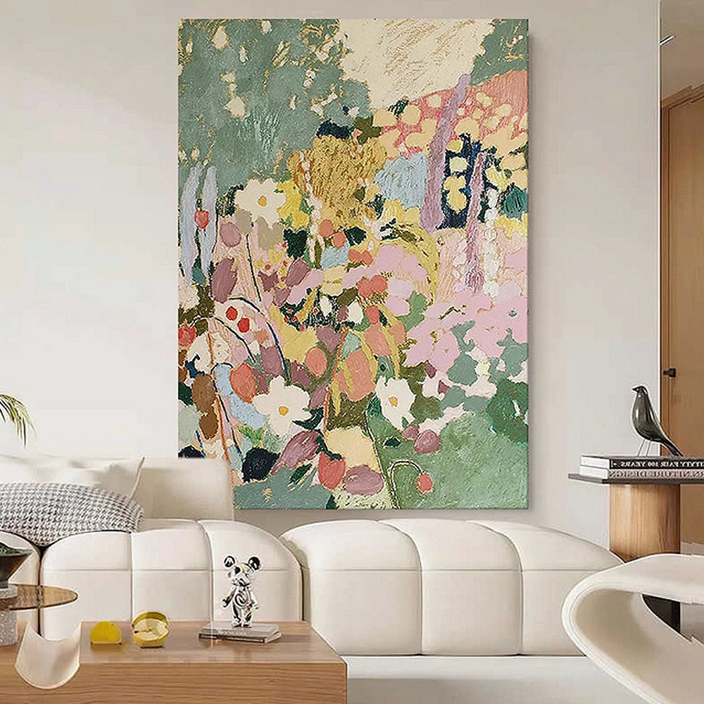 LUXORA Hand-Painted Oil Painting 50/80/120cm - Premium Hand-Painted Wall Art That Complements Neutral Home Colour Themes