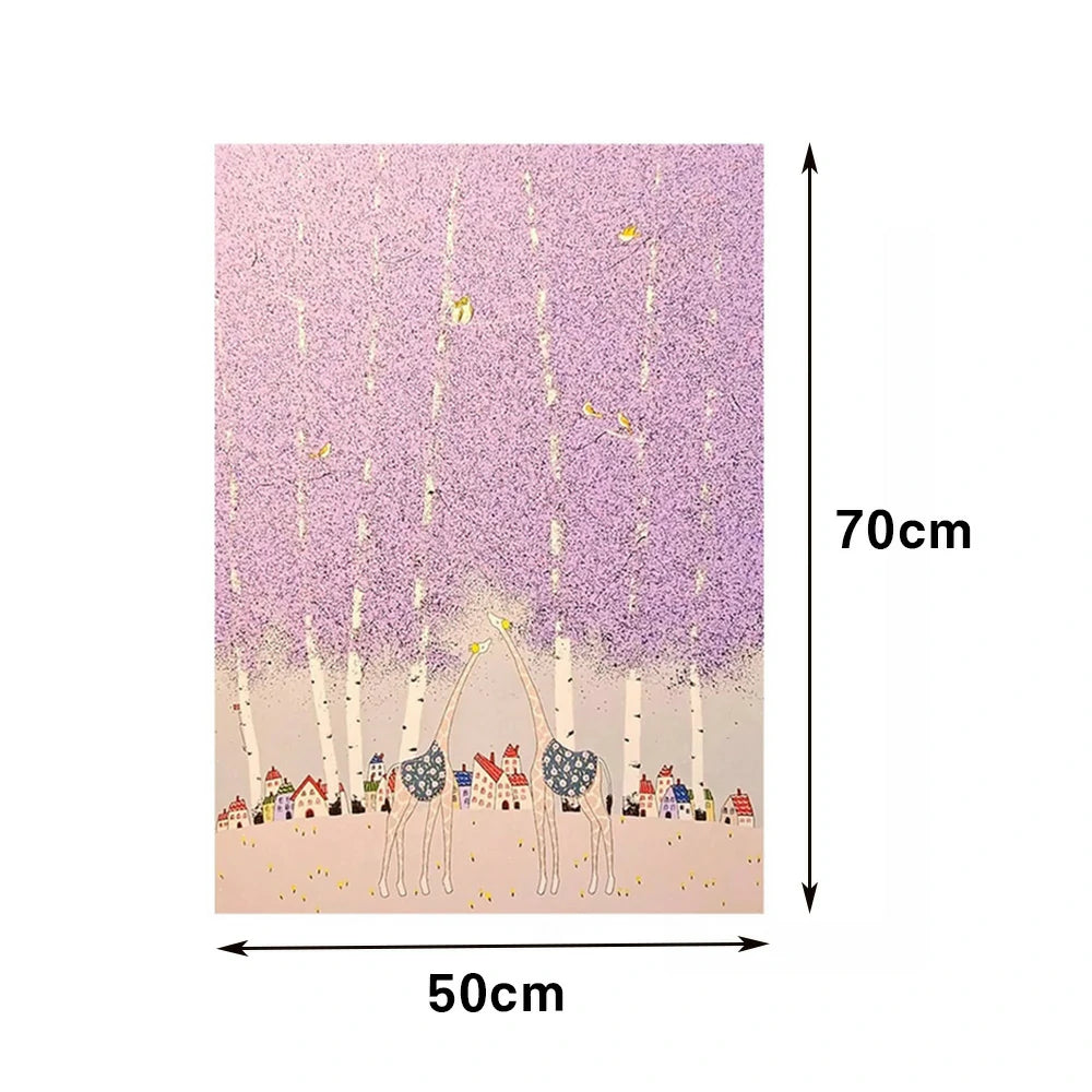 LUXORA Hand-Painted Oil Painting 50/80/120cm - Neutral Abstract Composition That Reflects Clean Lines and Subtle Detail