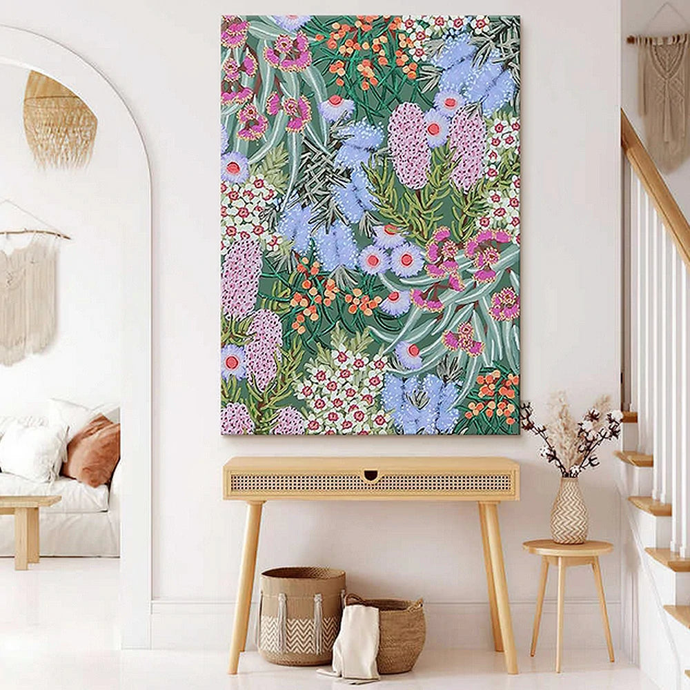 LUXORA Hand-Painted Oil Painting 50/80/120cm - Contemporary Minimalist Wall Piece with Refined Texture and Neutral Palette