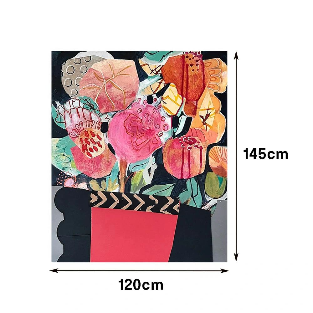 LUXORA Hand-Painted Oil Painting 50/80/120cm - Refined Abstract Canvas Offering Depth, Balance and Timeless Appeal