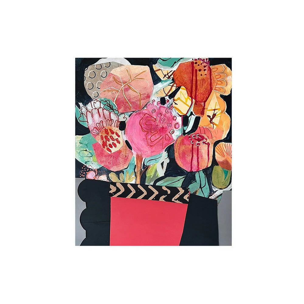 LUXORA Hand-Painted Oil Painting 50/80/120cm - Refined Abstract Canvas Offering Depth, Balance and Timeless Appeal