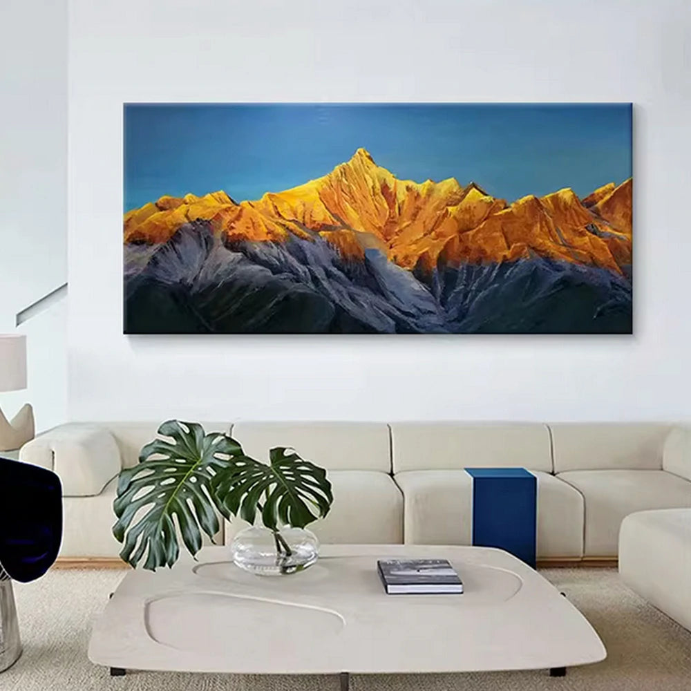 LUXORA Hand-Painted Oil Painting 110/170/260cm - Elegant Abstract Canvas That Balances Serenity and Refined Aesthetic