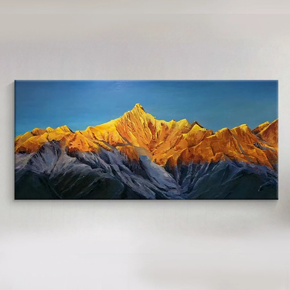 LUXORA Hand-Painted Oil Painting 110/170/260cm - Elegant Abstract Canvas That Balances Serenity and Refined Aesthetic