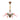 LIVARA Floral Glass Chandelier 68/87/107cm Warm LED Pendant Light, Handcrafted Vintage Flower Design for Living Room Bedroom Dining Room - Pink