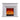 LIVARA 608 Electric Fireplace TV Cabinet - White Solid Wood Frame, 3D Flame Effect, Dual Core Options 12W/750–1500W - White