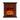 LIVARA 701 Solid Wood Electric Fireplace TV Console - 3D Flame Effect, Remote Control, Choice of 12W Decorative Core or 750–1500W Heating Core - Brown