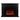LIVARA 717 Electric Fireplace TV Cabinet – 180cm White Solid Wood Frame, 3D Flame Effect, Remote Control, Dual Core Options 12W/750–1500W - Black
