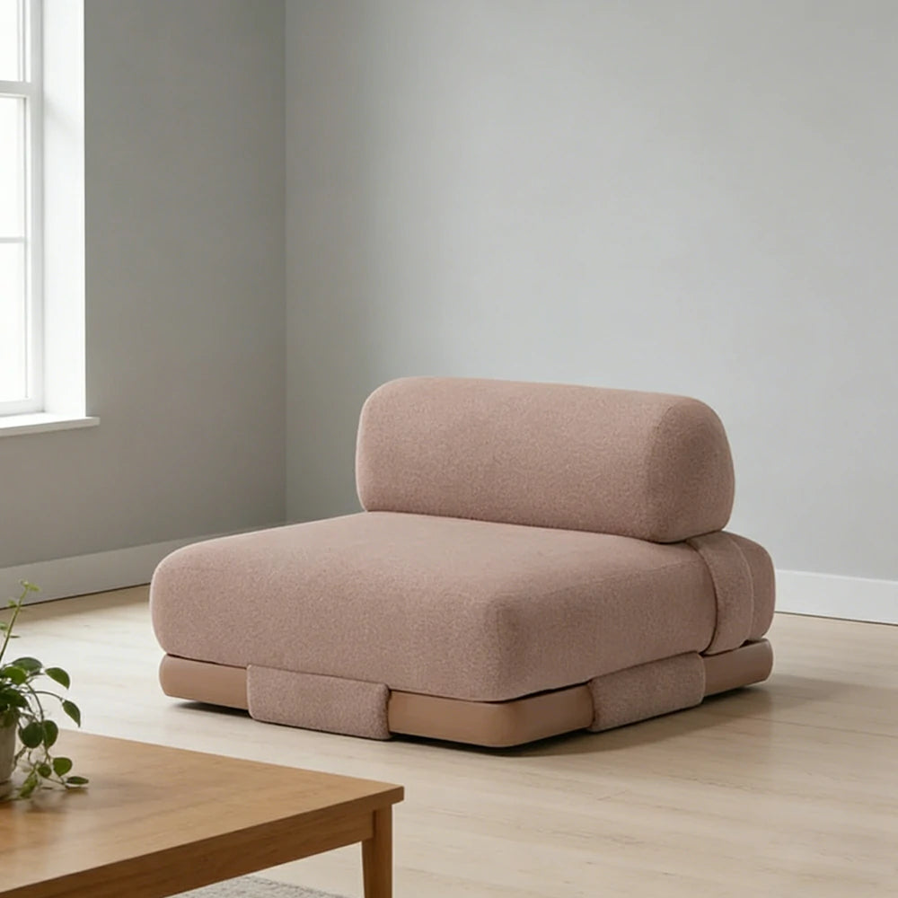LUXORA Centre Sofa - Reinforced Aluminium Frame, Quick-Drain Cushions, UV and Water-Resistant Fabric, All-Weather Comfort