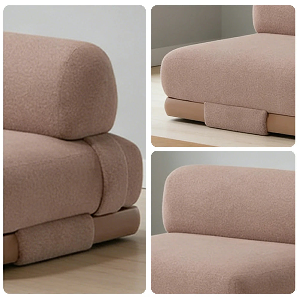 LUXORA Centre Sofa - Reinforced Aluminium Frame, Quick-Drain Cushions, UV and Water-Resistant Fabric, All-Weather Comfort