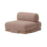 LUXORA Centre Sofa - Reinforced Aluminium Frame, Quick-Drain Cushions, UV and Water-Resistant Fabric, All-Weather Comfort