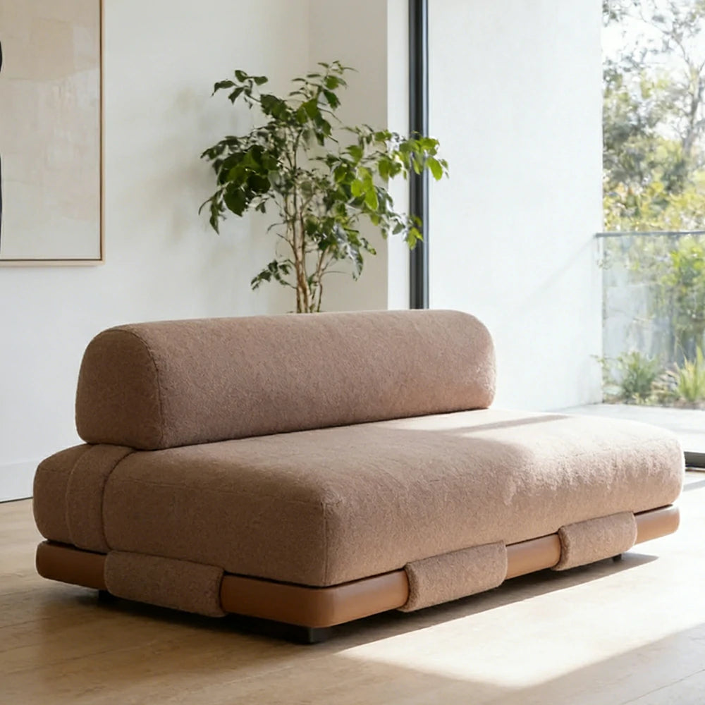 LUXORA Two-Seater Centre Sofa - Reinforced Aluminium Frame, Quick-Drain Cushions, UV and Water-Resistant Fabric, All-Weather Comfort