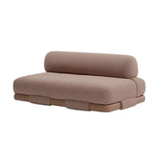 LUXORA Two-Seater Centre Sofa - Reinforced Aluminium Frame, Quick-Drain Cushions, UV and Water-Resistant Fabric, All-Weather Comfort