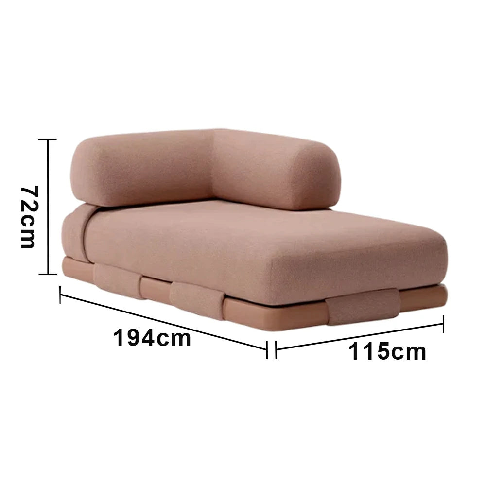 LUXORA Chaise Lounge - Reinforced Aluminium Frame, Quick-Drain Cushions, UV and Water-Resistant Fabric, All-Weather Comfort