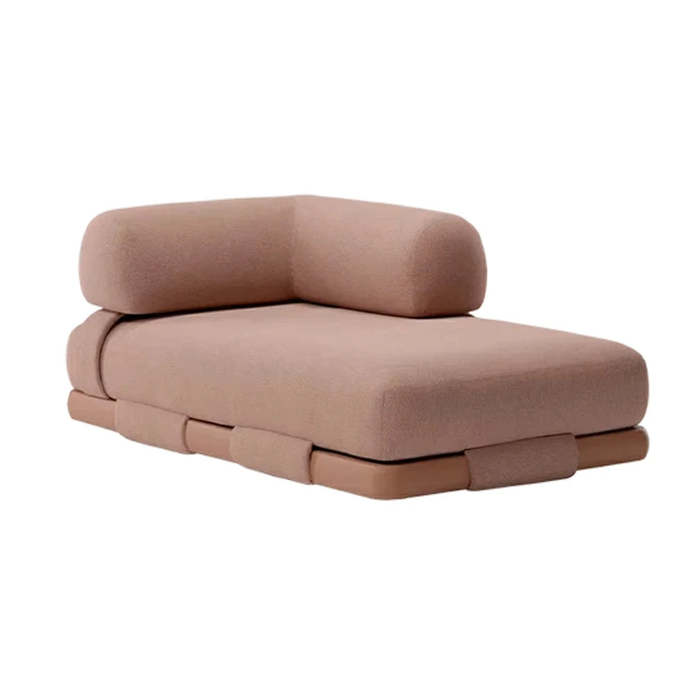 LUXORA Chaise Lounge - Reinforced Aluminium Frame, Quick-Drain Cushions, UV and Water-Resistant Fabric, All-Weather Comfort