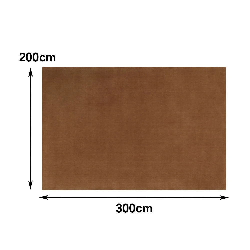 LUXORA 160/200cm Square Floor Rugs Handwoven Soft Rebound Traditional Weave Timeless Design Multi Space Use - Chestnut Brown