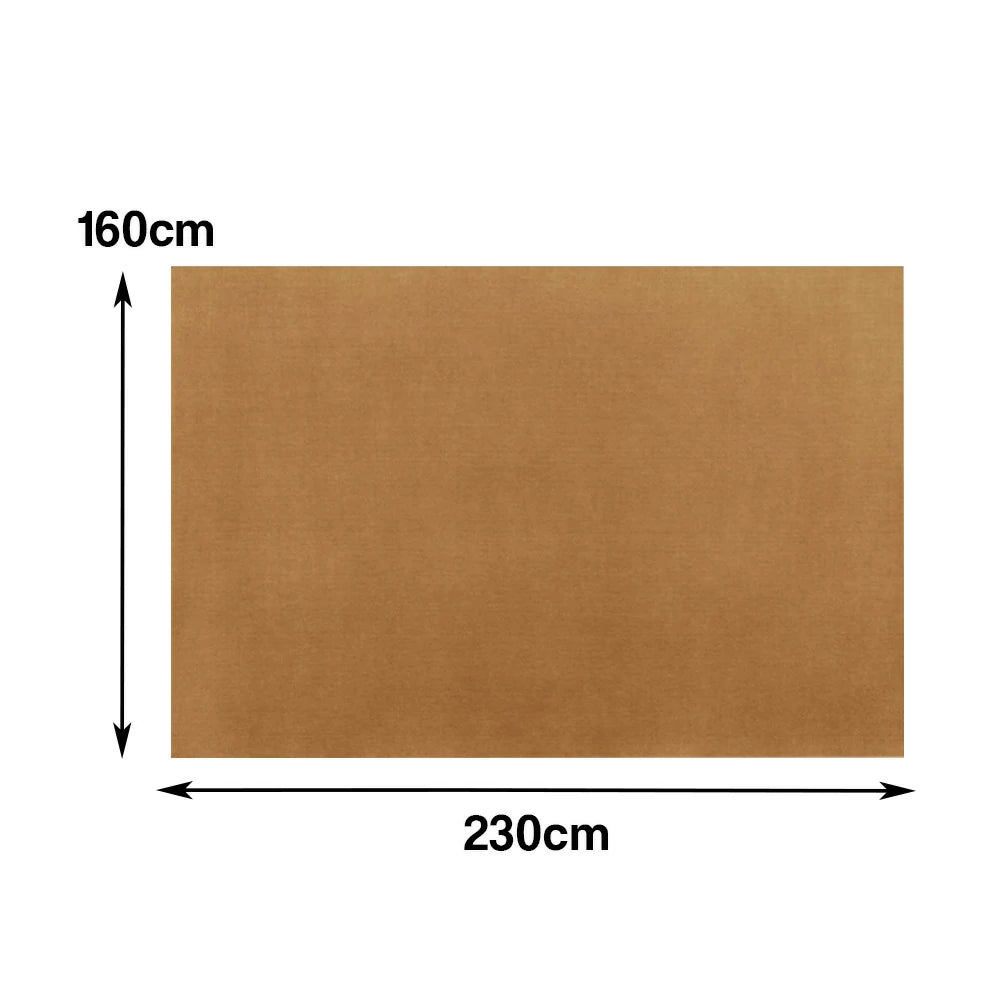 LUXORA 160/200cm Square Floor Rugs Handwoven Soft Rebound Traditional Weave Timeless Design Multi Space Use - Gold Brown