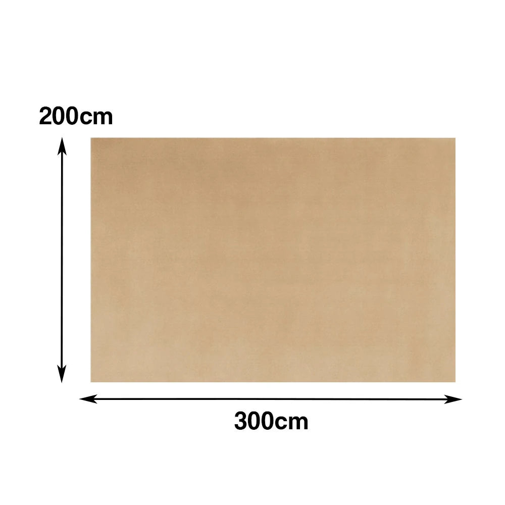 LUXORA 160/200cm Square Floor Rugs Handwoven Soft Rebound Traditional Weave Timeless Design Multi Space Use - Cuban Sand