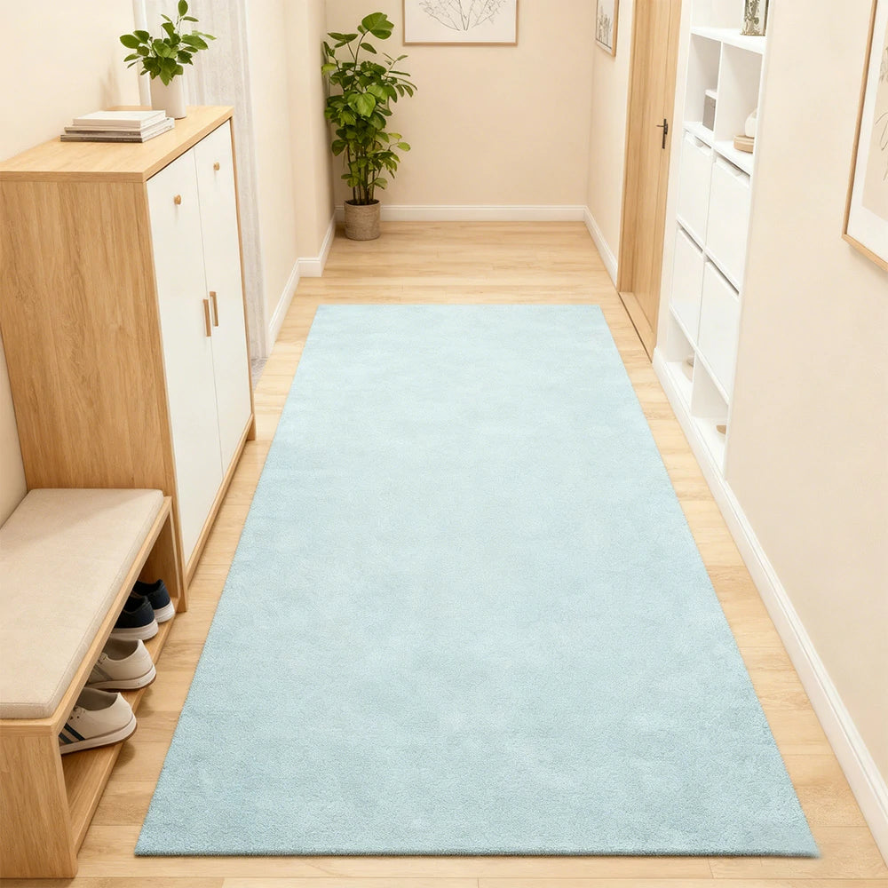 LUXORA 160/200cm Square Floor Rugs Handwoven Soft Rebound Traditional Weave Timeless Design Multi Space Use - Pink Blue