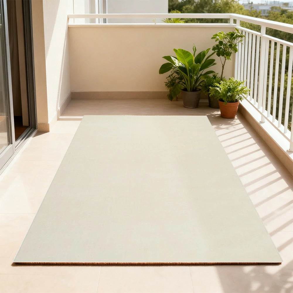 LUXORA 160/200cm Square Floor Rugs Handwoven Soft Rebound Traditional Weave Timeless Design Multi Space Use - Beige