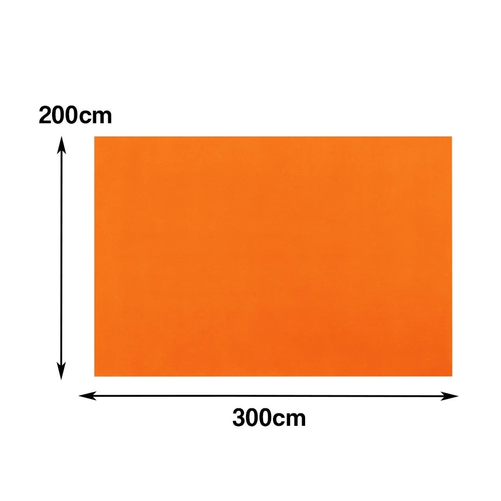 LUXORA 160/200cm Square Floor Rugs Handwoven Soft Rebound Traditional Weave Timeless Design Multi Space Use - Orange