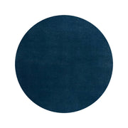 LUXORA 200/250cm Round Floor Rugs Handwoven Soft Rebound Traditional Weave Timeless Design Multi Space Use - Prussia Blue