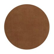 LUXORA 200/250cm Round Floor Rugs Handwoven Soft Rebound Traditional Weave Timeless Design Multi Space Use - Chestnut Brown