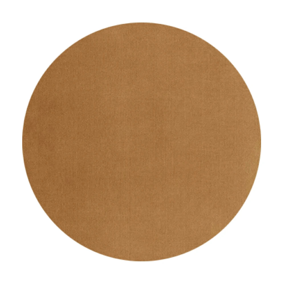 LUXORA 200/250cm Round Floor Rugs Handwoven Soft Rebound Traditional Weave Timeless Design Multi Space Use - Gold Brown