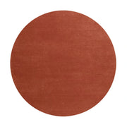 LUXORA 200/250cm Round Floor Rugs Handwoven Soft Rebound Traditional Weave Timeless Design Multi Space Use - British Red