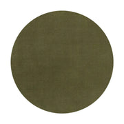 LUXORA 200/250cm Round Floor Rugs Handwoven Soft Rebound Traditional Weave Timeless Design Multi Space Use - Moss Green