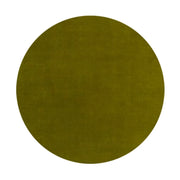 LUXORA 200/250cm Round Floor Rugs Handwoven Soft Rebound Traditional Weave Timeless Design Multi Space Use - Olive Green